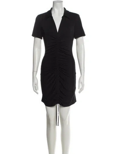 Pre-owned Alice And Olivia Mini Dress In Black