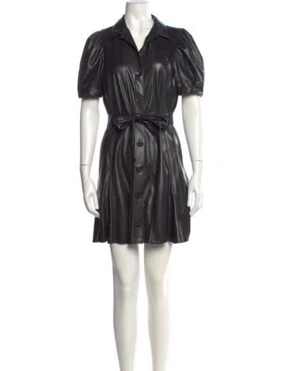 Pre-owned Alice And Olivia Mini Dress In Black