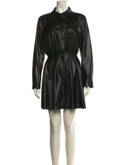 Pre-owned Alice And Olivia Mini Dress In Black