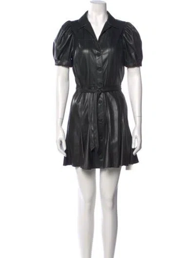 Pre-owned Alice And Olivia Mini Dress In Black