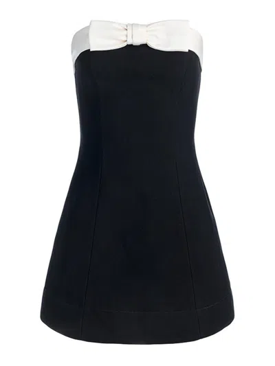 Alice And Olivia Mini Dress In Black