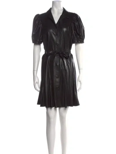 Pre-owned Alice And Olivia Mini Dress In Black