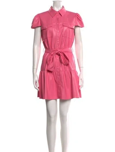 Pre-owned Alice And Olivia Mini Dress In Pink