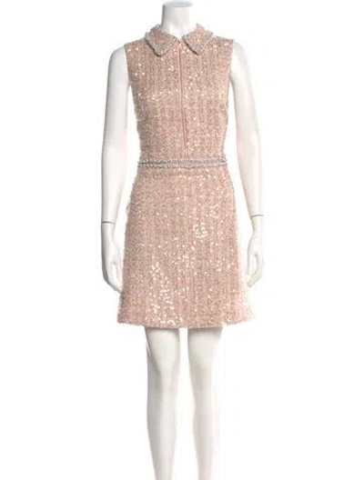 Pre-owned Alice And Olivia Mini Dress In Pink