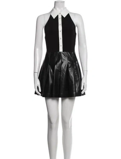 Pre-owned Alice And Olivia Mini Dress W/ Tags In Black