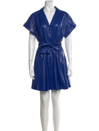 Pre-owned Alice And Olivia Mini Dress W/ Tags In Blue