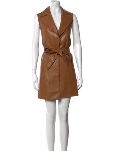 Pre-owned Alice And Olivia Mini Dress W/ Tags In Brown
