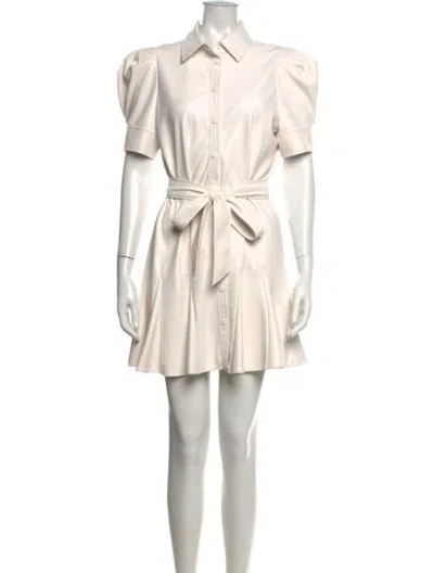 Pre-owned Alice And Olivia Mini Dress W/ Tags In Neutral
