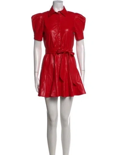 Pre-owned Alice And Olivia Mini Dress W/ Tags In Red