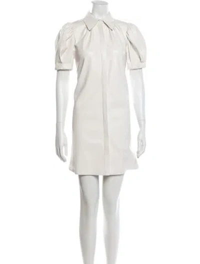 Pre-owned Alice And Olivia Mini Dress W/ Tags In White