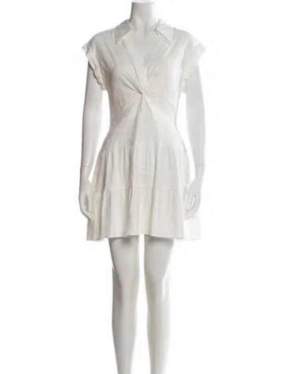 Pre-owned Alice And Olivia Mini Dress W/ Tags In White