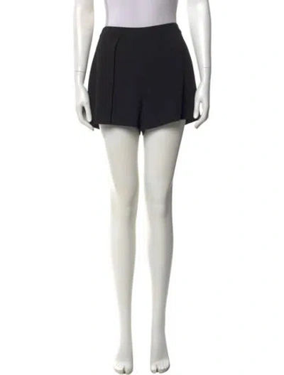 Pre-owned Alice And Olivia Mini Shorts In Black