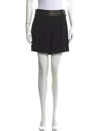 Pre-owned Alice And Olivia Mini Shorts In Black