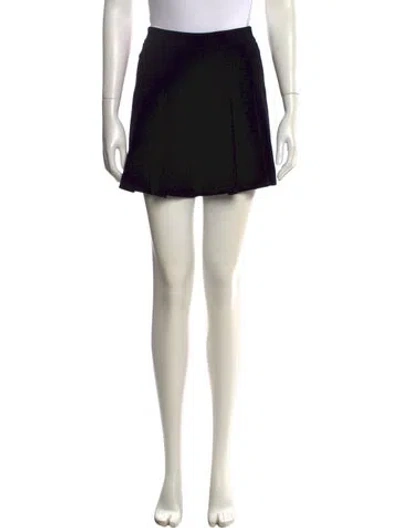 Pre-owned Alice And Olivia Mini Shorts In Black