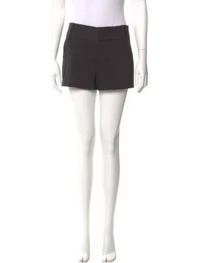 Pre-owned Alice And Olivia Mini Shorts In Black