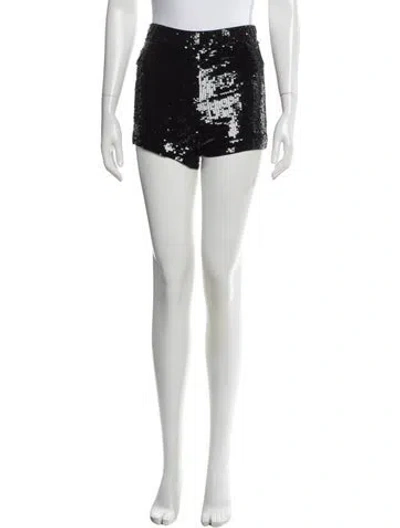 Pre-owned Alice And Olivia Mini Shorts In Black