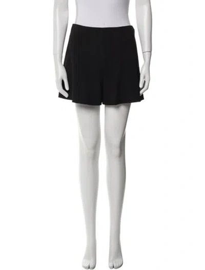 Pre-owned Alice And Olivia Mini Shorts In Black