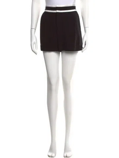 Pre-owned Alice And Olivia Mini Shorts In Black
