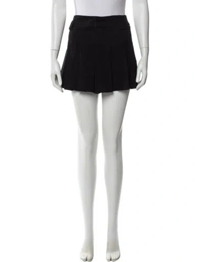 Pre-owned Alice And Olivia Mini Shorts In Black
