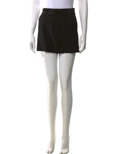 Pre-owned Alice And Olivia Mini Shorts In Black