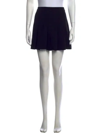 Pre-owned Alice And Olivia Mini Shorts In Black