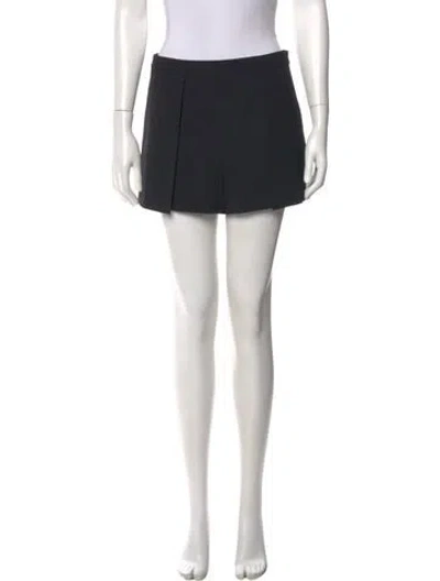 Pre-owned Alice And Olivia Mini Shorts In Black