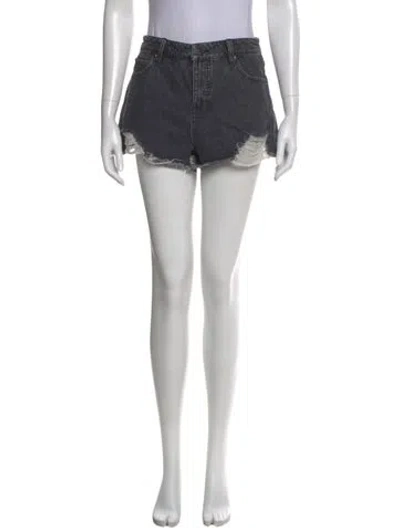 Pre-owned Alice And Olivia Mini Shorts In Black