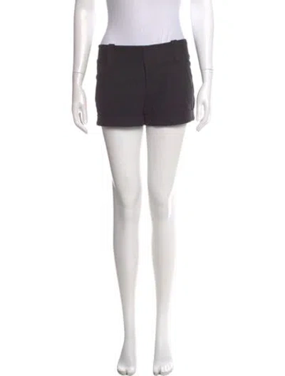 Pre-owned Alice And Olivia Mini Shorts In Black
