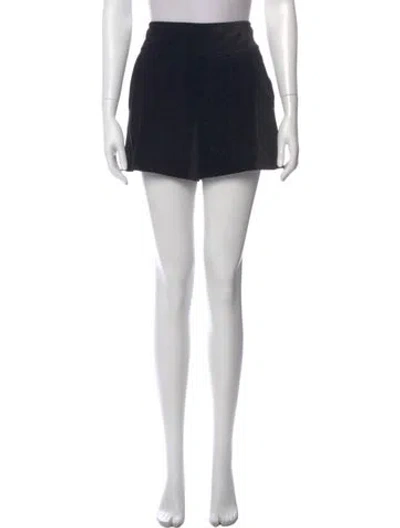 Pre-owned Alice And Olivia Mini Shorts In Black