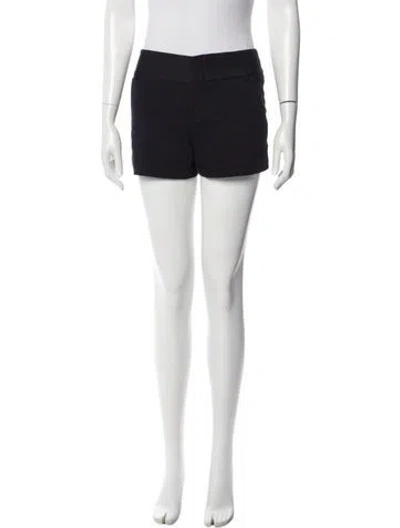 Pre-owned Alice And Olivia Mini Shorts In Black