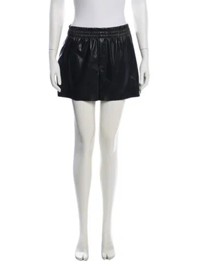 Pre-owned Alice And Olivia Mini Shorts In Black
