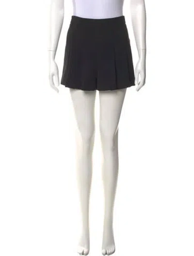 Pre-owned Alice And Olivia Mini Shorts In Black