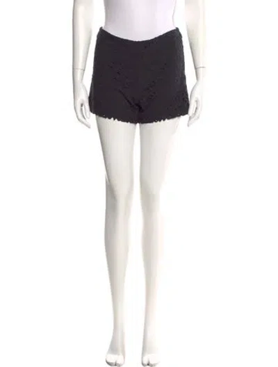 Pre-owned Alice And Olivia Mini Shorts In Black