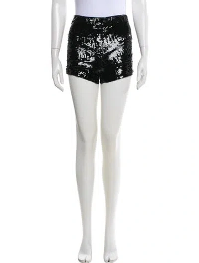 Pre-owned Alice And Olivia Mini Shorts In Black