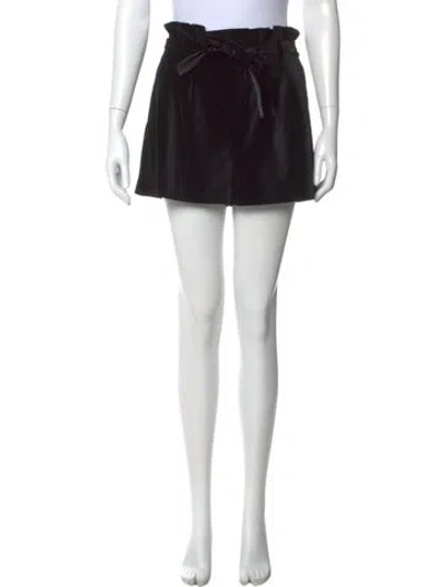 Pre-owned Alice And Olivia Mini Shorts In Black