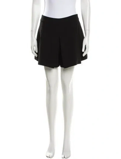 Pre-owned Alice And Olivia Mini Shorts In Black