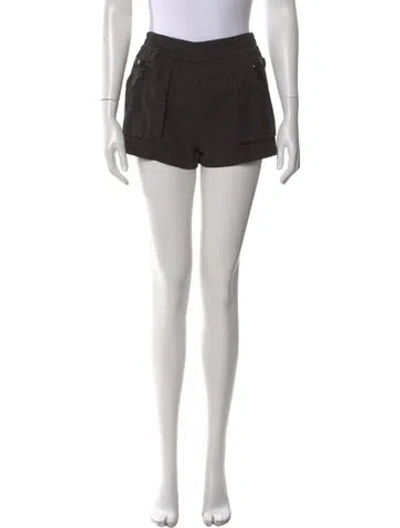 Pre-owned Alice And Olivia Mini Shorts In Black