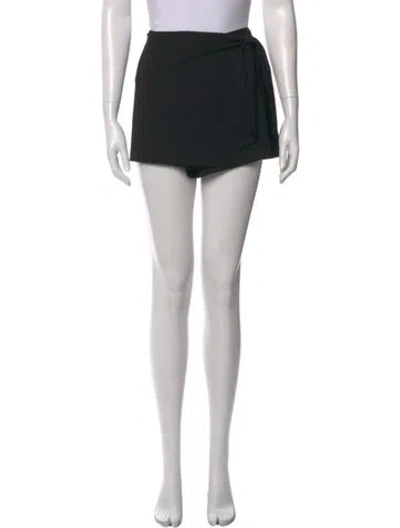 Pre-owned Alice And Olivia Mini Shorts In Black