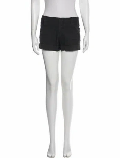 Pre-owned Alice And Olivia Mini Shorts In Black