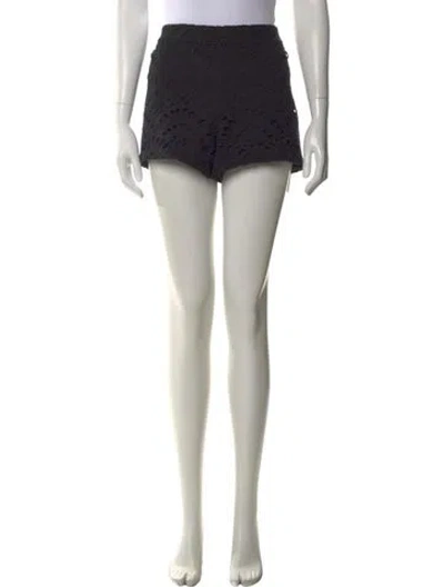 Pre-owned Alice And Olivia Mini Shorts In Black