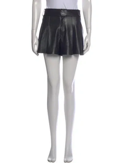 Pre-owned Alice And Olivia Mini Shorts In Black