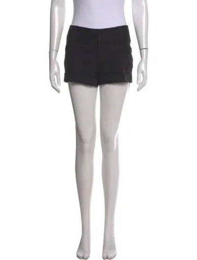 Pre-owned Alice And Olivia Mini Shorts In Black