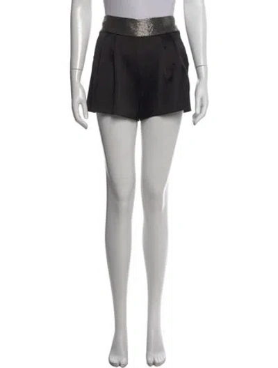 Pre-owned Alice And Olivia Mini Shorts In Black