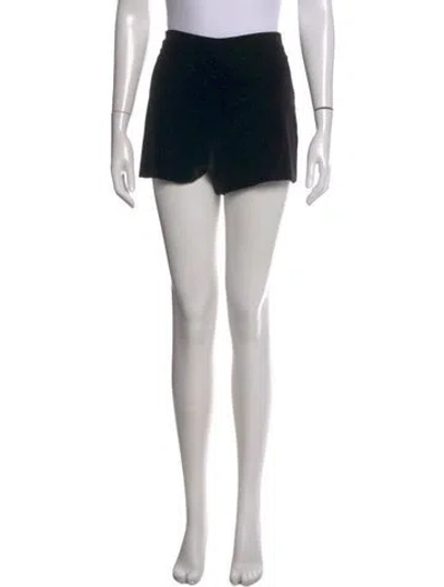 Pre-owned Alice And Olivia Mini Shorts In Black