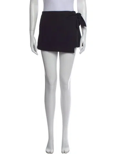 Pre-owned Alice And Olivia Mini Shorts In Black