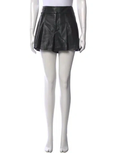 Pre-owned Alice And Olivia Mini Shorts In Black