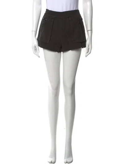 Pre-owned Alice And Olivia Mini Shorts In Black