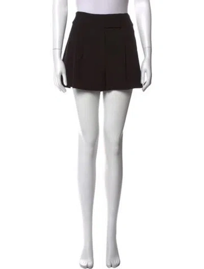 Pre-owned Alice And Olivia Mini Shorts In Black