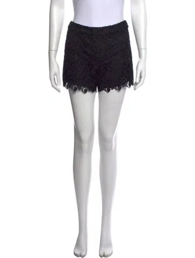 Pre-owned Alice And Olivia Mini Shorts In Black