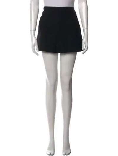 Pre-owned Alice And Olivia Mini Shorts In Black